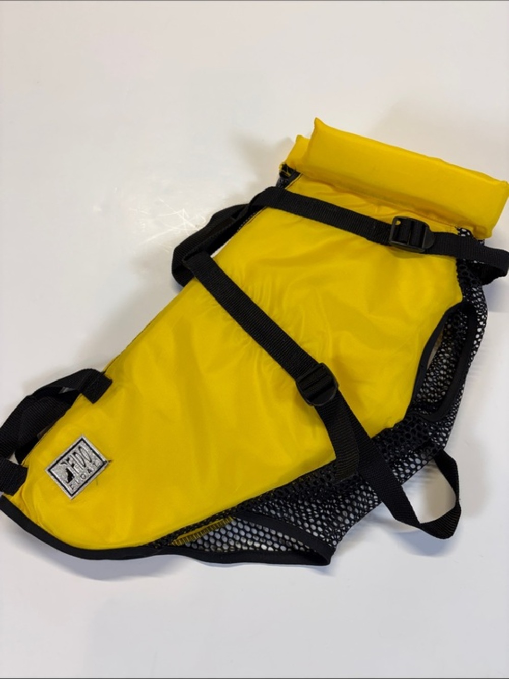 Fido Float Yellow Dog Life Jacket Vest Medium Adjustable Pet Flotation
